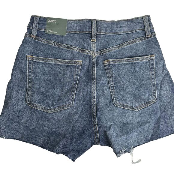 wild fable highest rise mom cut off shorts Size 6/28 - Picture 3 of 10